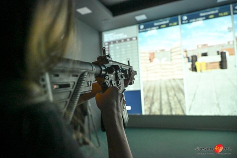 Otwarcie wirtualnej strzelnicy w Jaśle